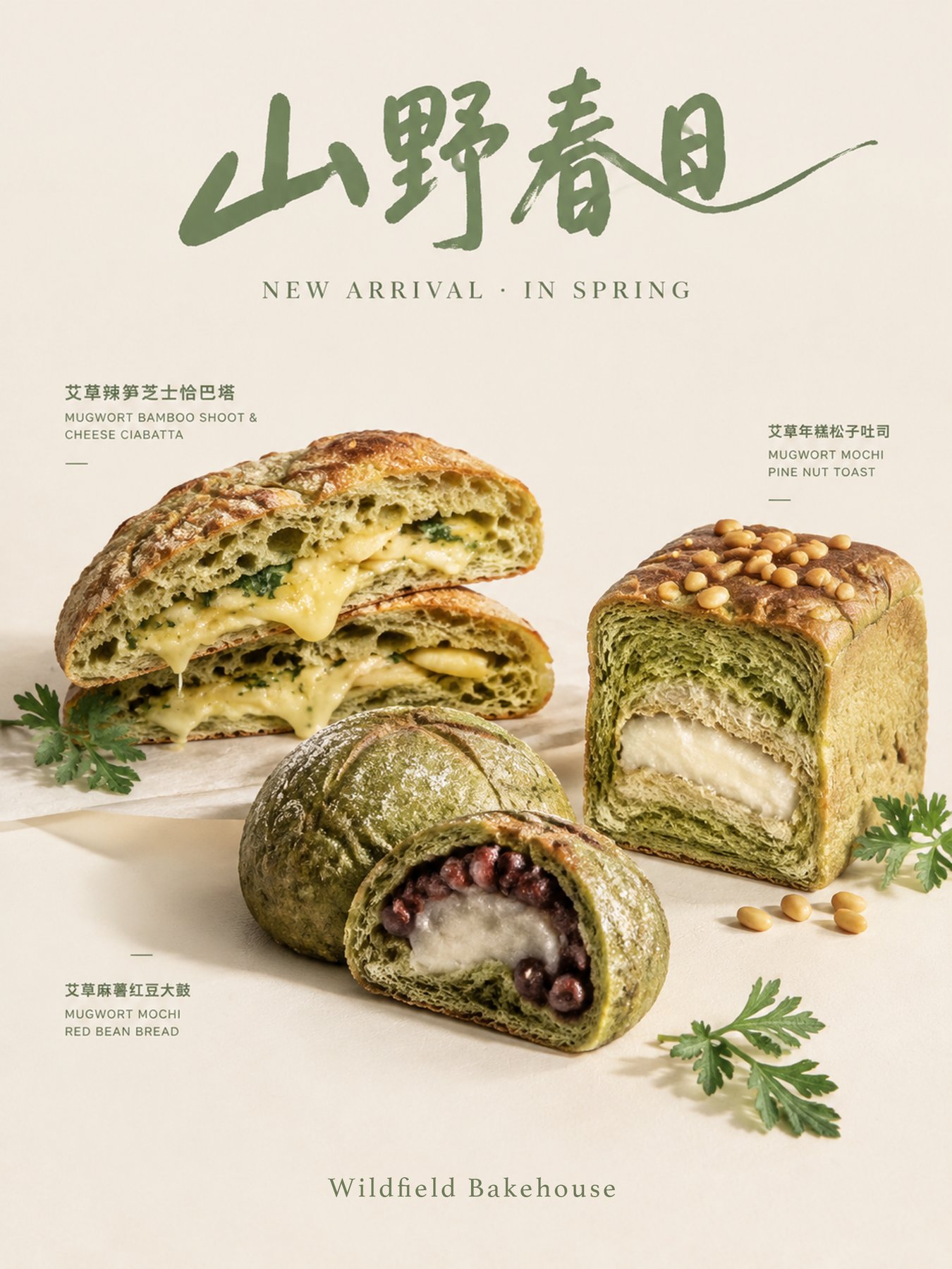 Wildfield Bakehouse 烘焙新品海报